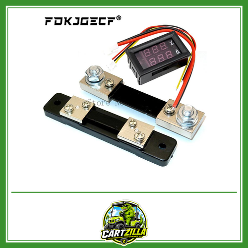 0.56 DC 0-100V 10A 50A 100A LED Digital Voltmeter Ammeter Car Motocycle Voltage Current Meter Volt Detector Tester + Shunt-Cartzilla LLC