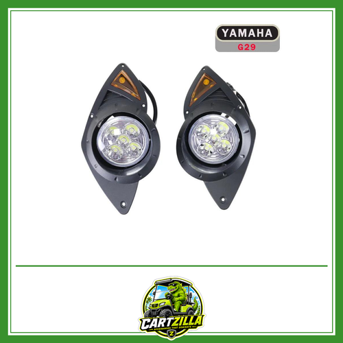 1 pair Golf Cart LED Headlights For YAMAHA G29 Golf Cart-LED Headlight-Cartzilla LLC