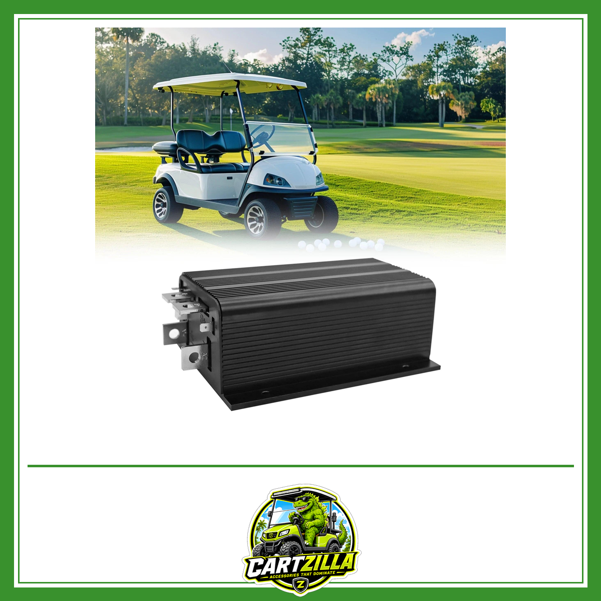 1205-117 ITS Controller 73060G01 36V 400A DC Motor Controller for Curtis EZGO TXT Shuttle (1995-2004) Golf Cart-Cartzilla LLC