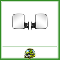 2pcs Universal Golf Car Side Mirror Rear View Mirror Golf Cart Mirrors for EzGo Club Car Yamaha Moveland RHOX Style Accessories-Golf Cart Mirrors-Cartzilla LLC
