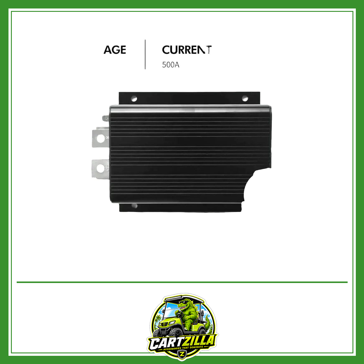 36V 500A Golf Cart Motor Controller for Club Car DS (1980–1995) – Curtis 1205M-5603-Cartzilla LLC