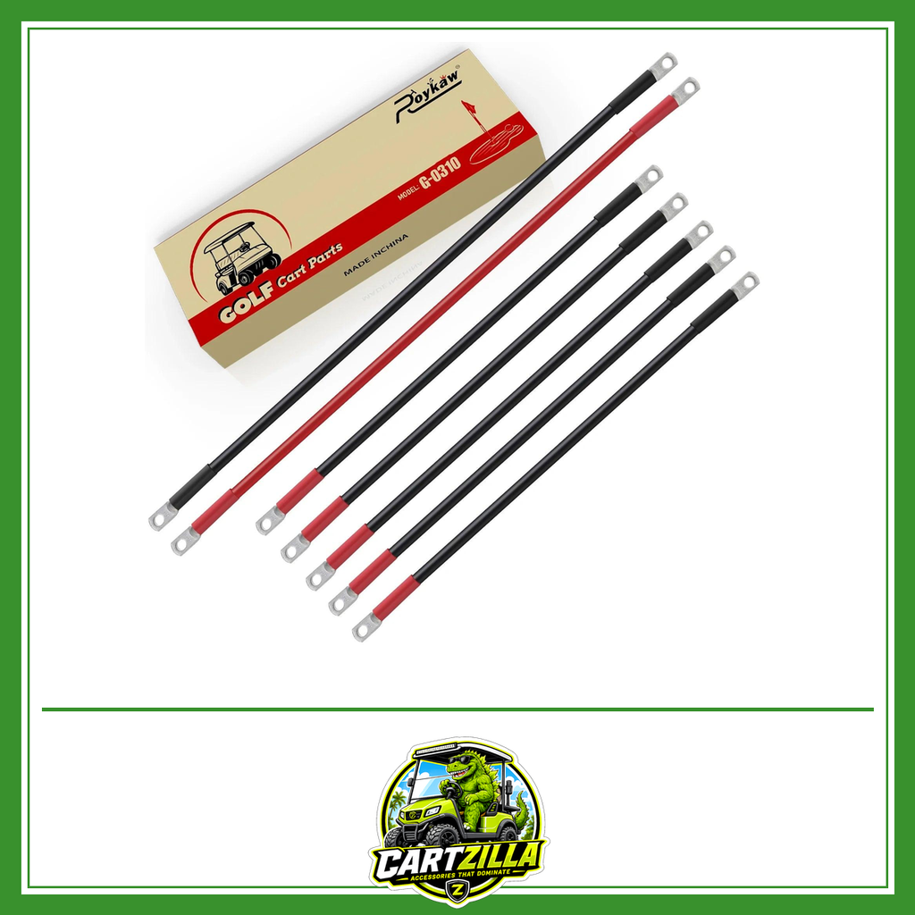 4 Gauge Golf Cart Battery Cables for EZGO TXT 36/48V-Cartzilla LLC