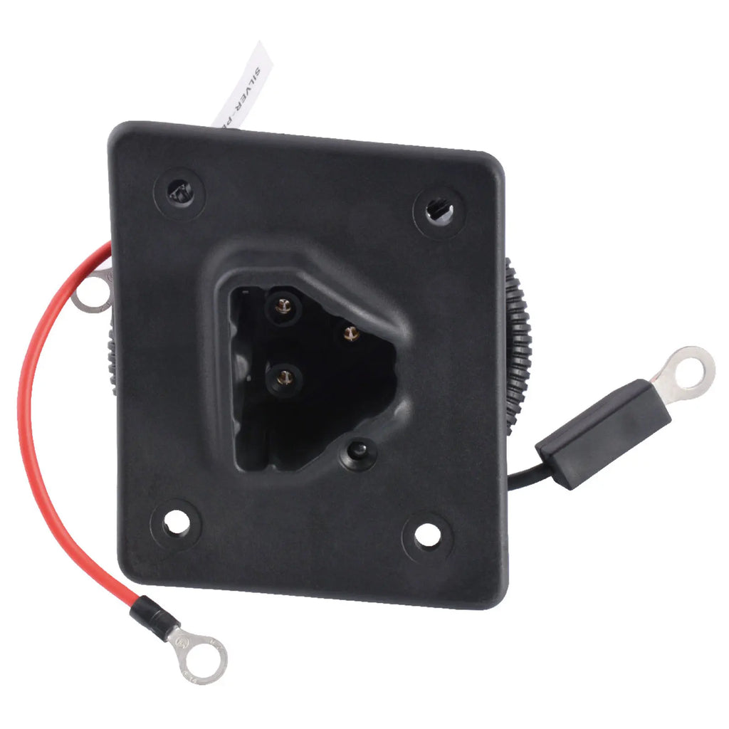 48 V Charger Receptacle Delta-Q Charger Socket w/Wires | EZGO-Cartzilla Golf Cart Parts &amp; Accessories