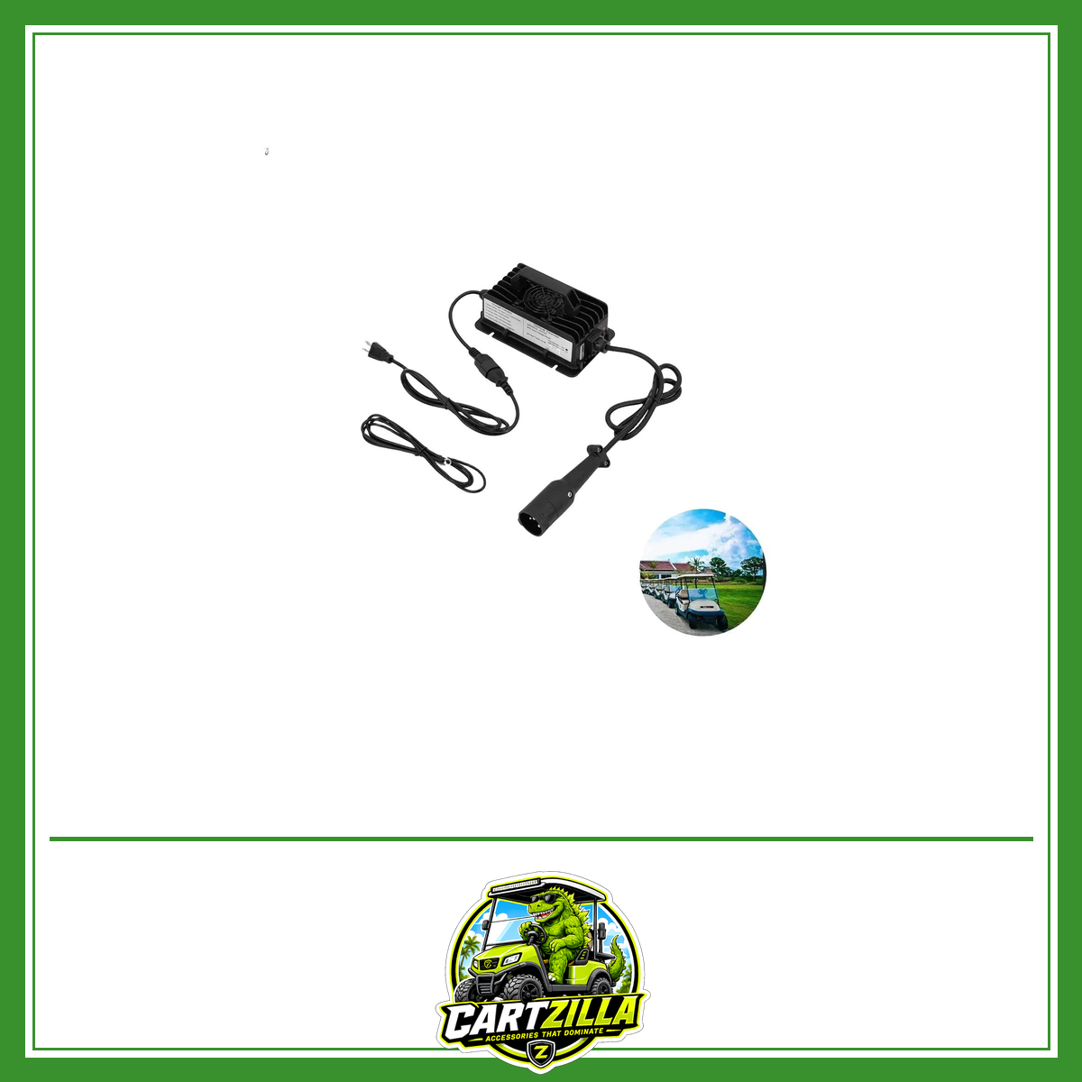 48 Volt Golf Cart Charger 15 Amp Battery Charger for Golf Cart Durable Charging Unit Anti-Rust Corrosion Resistant Charger-Cartzilla LLC