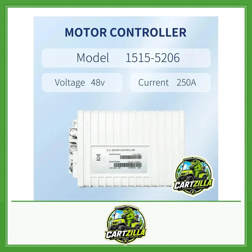 48V 250A Golf Cart Motor Controller for Club Car Carryall 300, Precedent & Tempo (2014–2019) – Curtis 1515-5206-Cartzilla LLC