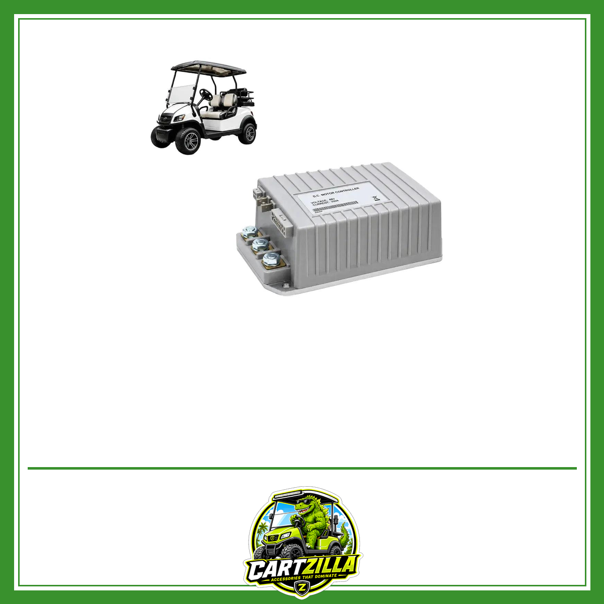 48V 250A Golf Cart Motor Controller for Club Car DS & Precedent (2009+) – Curtis 1515-5201-Cartzilla LLC