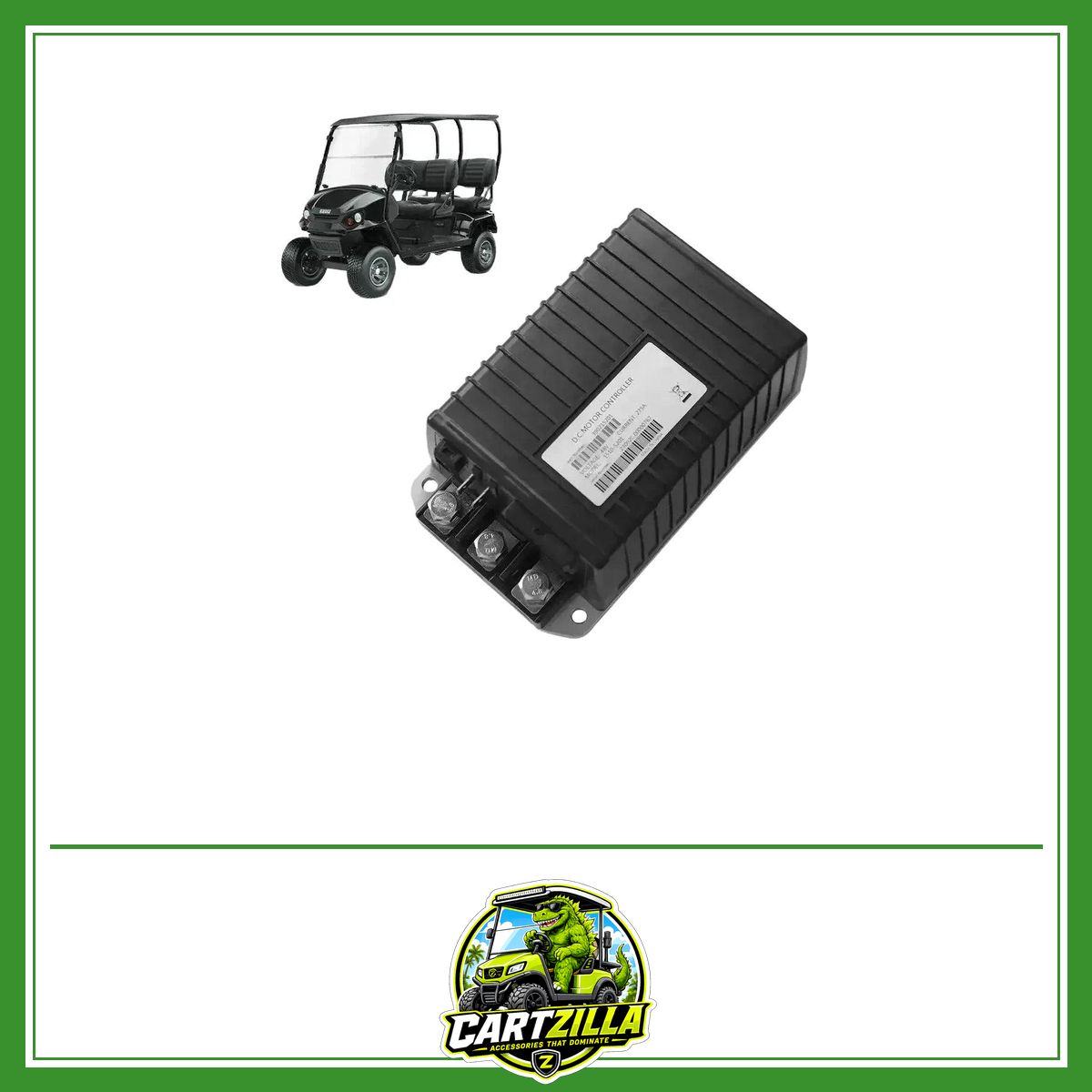 48V 250A Golf Cart Motor Controller for Club Car, EZGO & Yamaha DS/Precedent (1999–2019) – Curtis 1510-5201-Cartzilla LLC