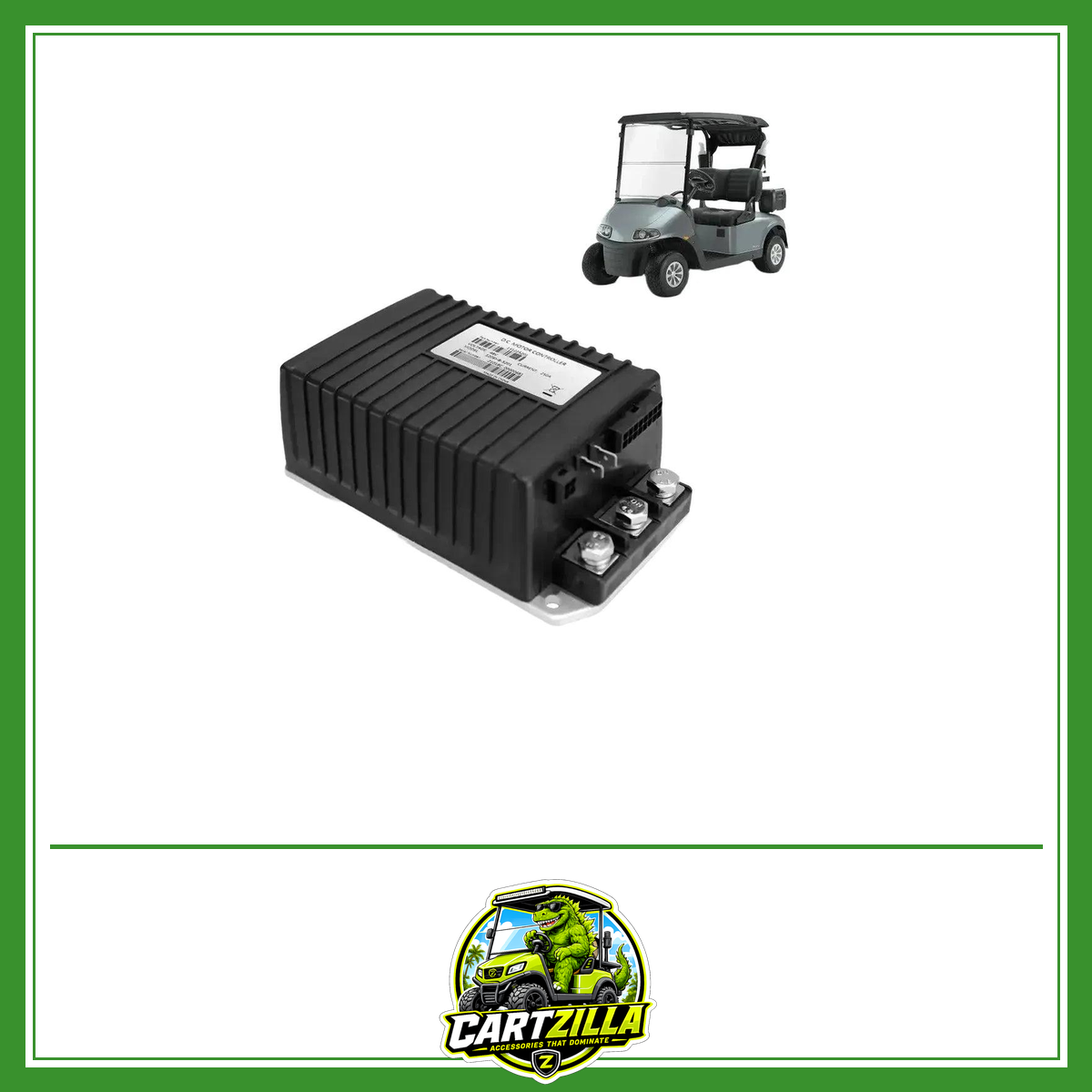 48V 250A Golf Cart Motor Controller for EZGO TXT, Cushman Hauler & Shuttle X4 (2010+) – Curtis 1206HB-5201-Cartzilla LLC