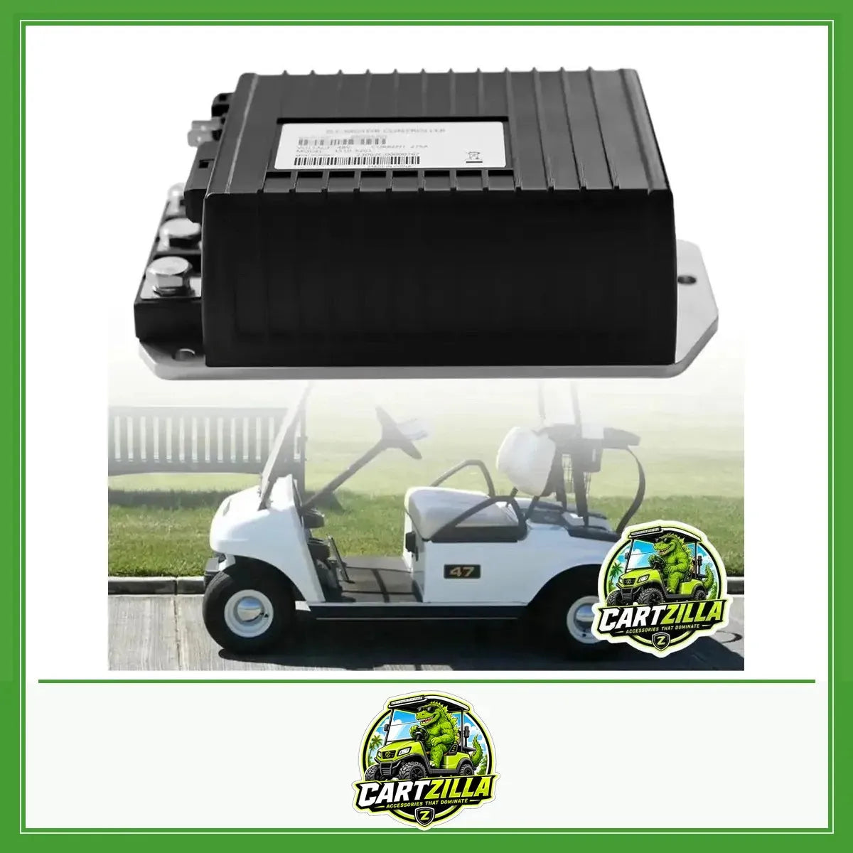48V 250A Golf Cart Speed Controller for Club Car DS & Precedent (2000–2008) – Curtis 1510-5201-Cartzilla LLC