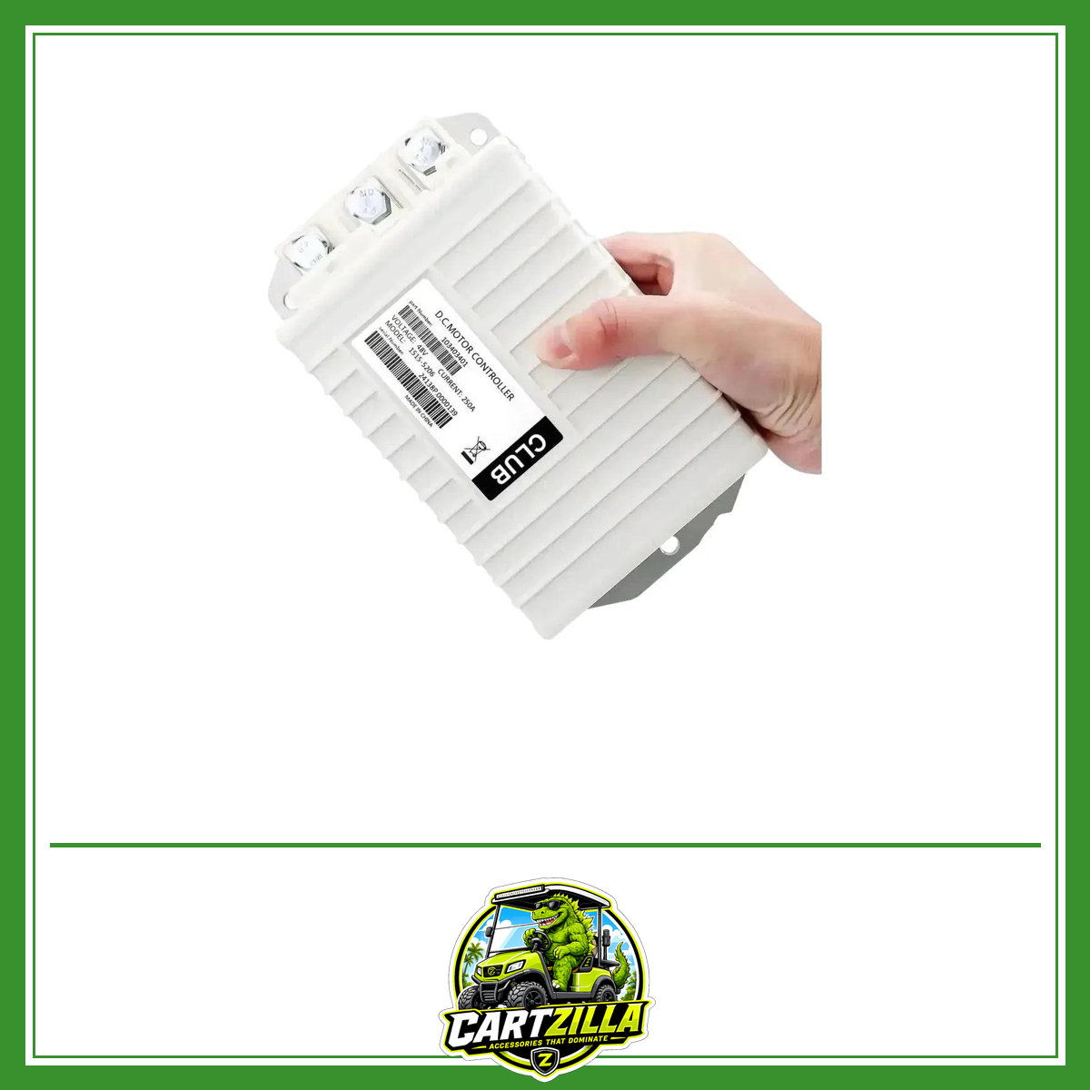 48V 250A MCOR3 Golf Cart Motor Controller for Club Car Precedent, Tempo & Onward (2014–2019) – Curtis 1515-5206-Cartzilla LLC