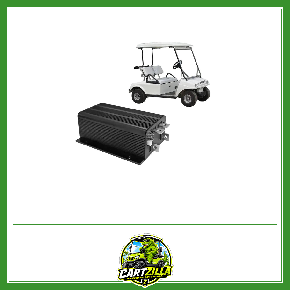 48V 400A ITS Golf Cart Motor Controller for EZGO TXT – Curtis 1205-117-Cartzilla LLC