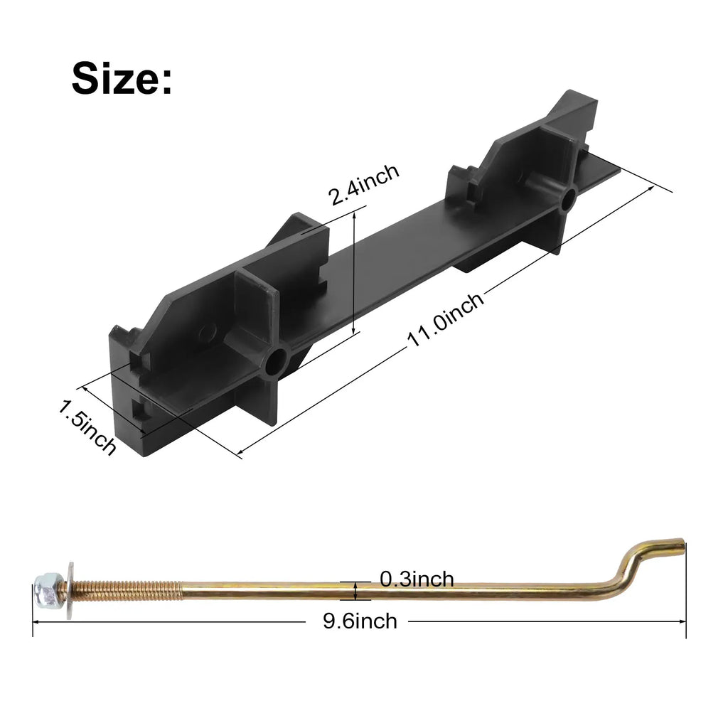 48V Battery Hold Down Plate and Rods Kit | EZGO | 48V-Cartzilla Golf Cart Parts &amp; Accessories