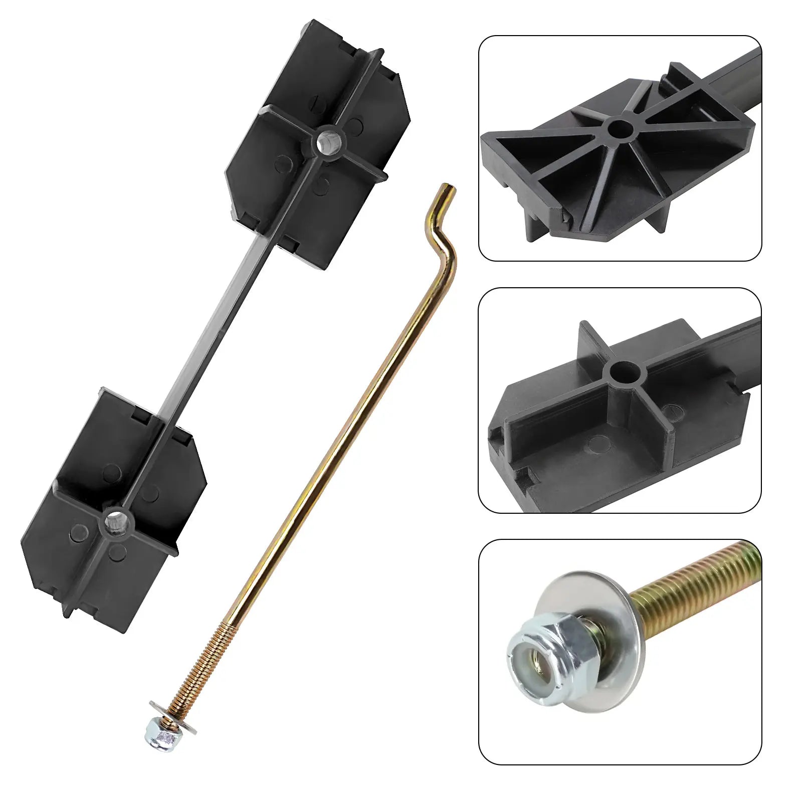 48V Battery Hold Down Plate and Rods Kit | EZGO | 48V-Cartzilla Golf Cart Parts &amp; Accessories