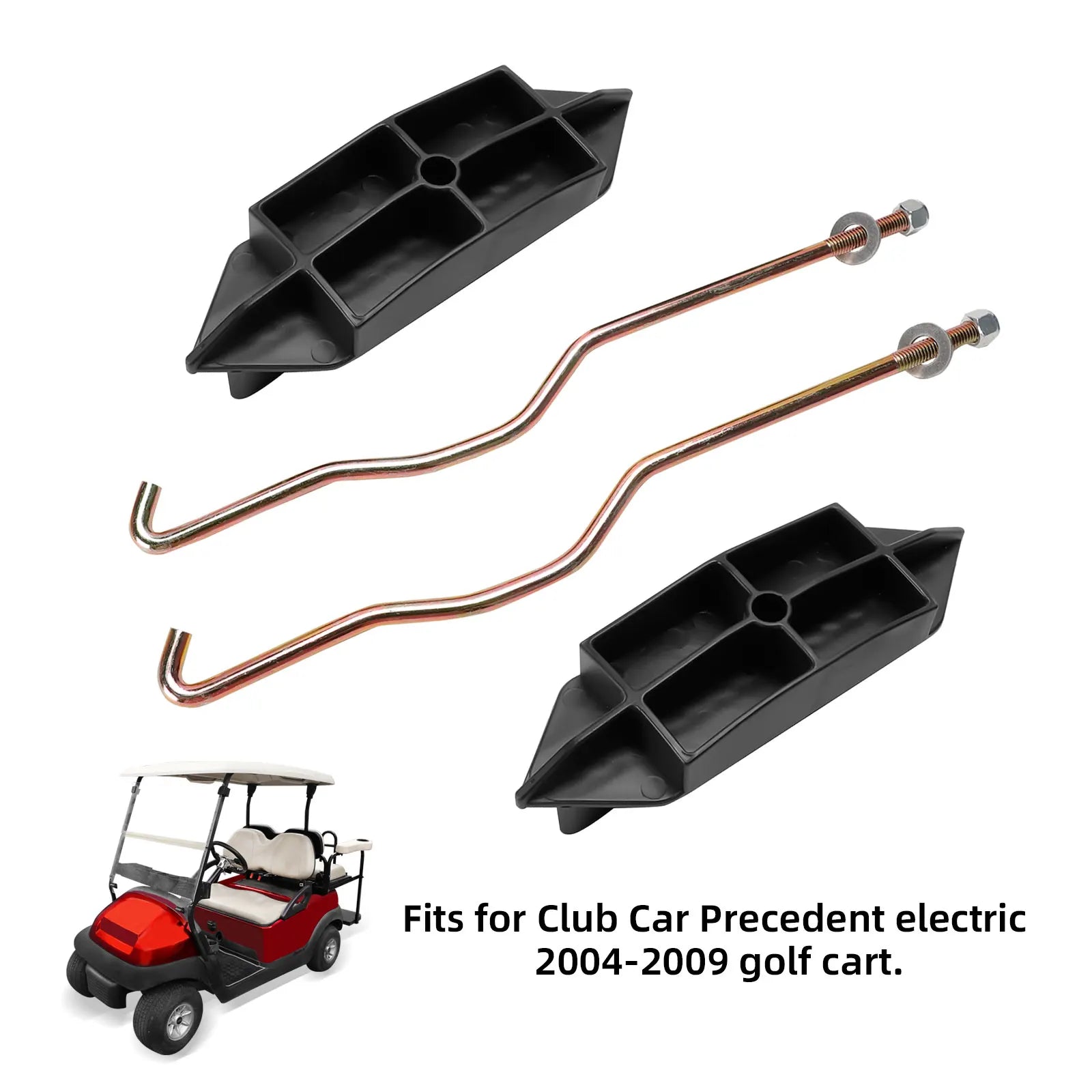 48V Battery Hold Down Plate w/Rods Fit | Club Car 2004-2009 | 48V-Cartzilla Golf Cart Parts &amp; Accessories