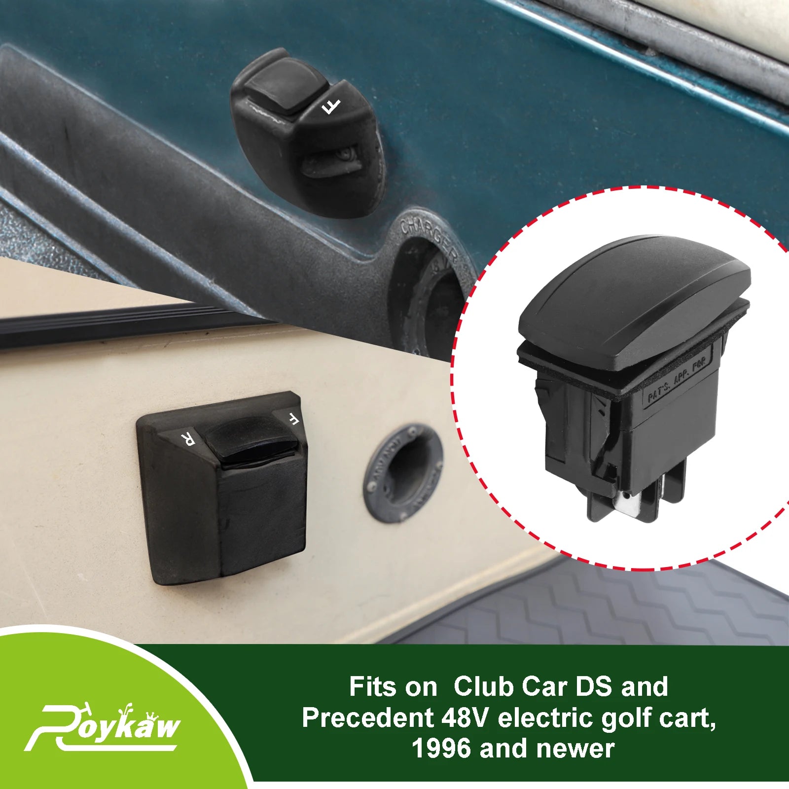 48V Forward/Reverse Switch | Club Car | 48V-Cartzilla Golf Cart Parts &amp; Accessories