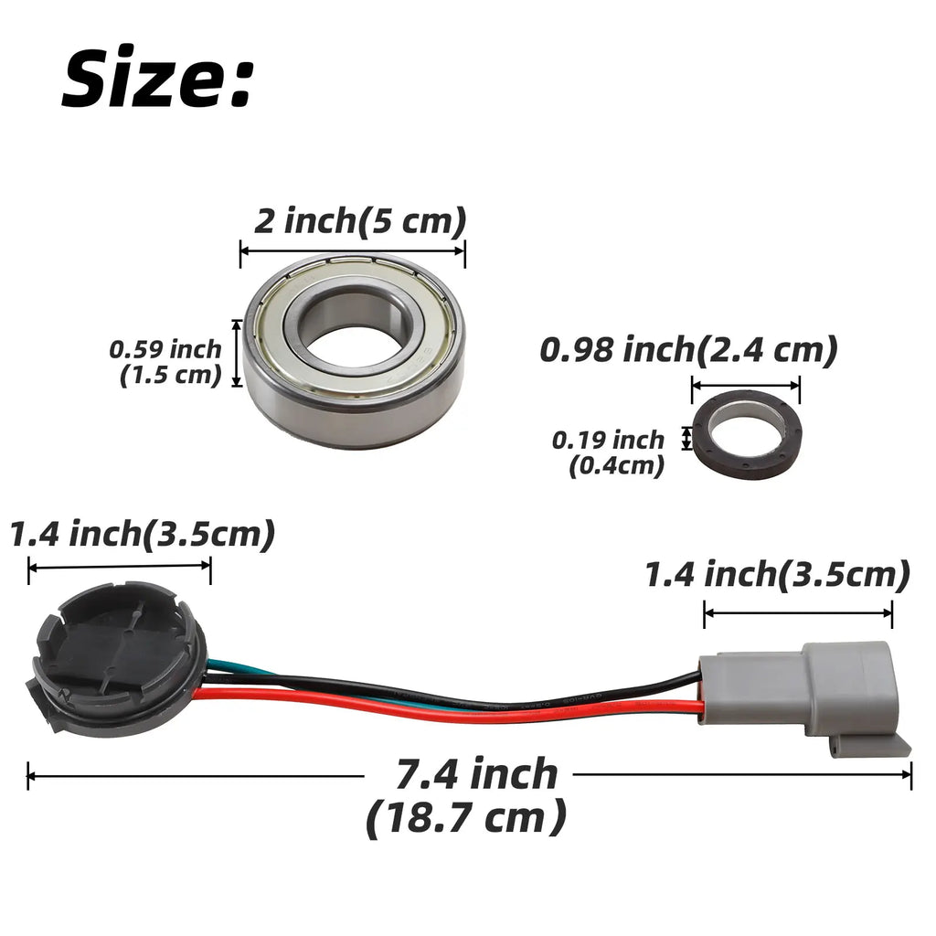 48V Speed Sensor w/GE Magnet Kit | Club Car | 48V-Cartzilla Golf Cart Parts &amp; Accessories