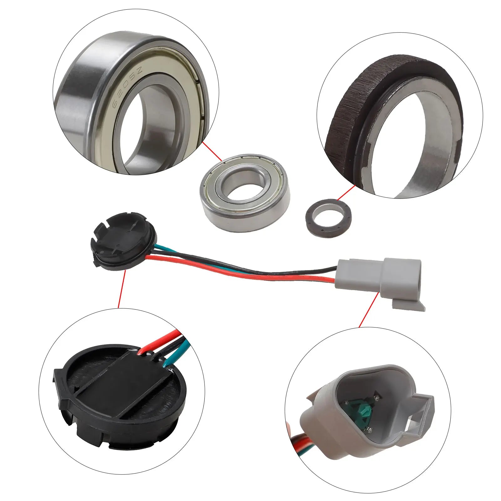 48V Speed Sensor w/GE Magnet Kit | Club Car | 48V-Cartzilla Golf Cart Parts &amp; Accessories