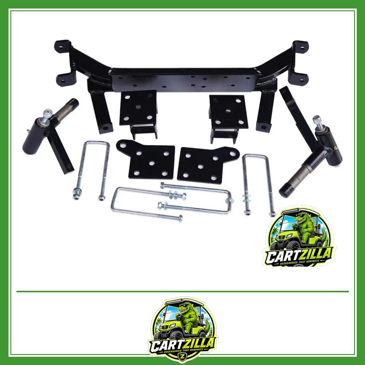 5" Drop Axle Lift Kit for EZGO TXT 2001.5 & Up-Lift Kits & Suspension-Cartzilla LLC