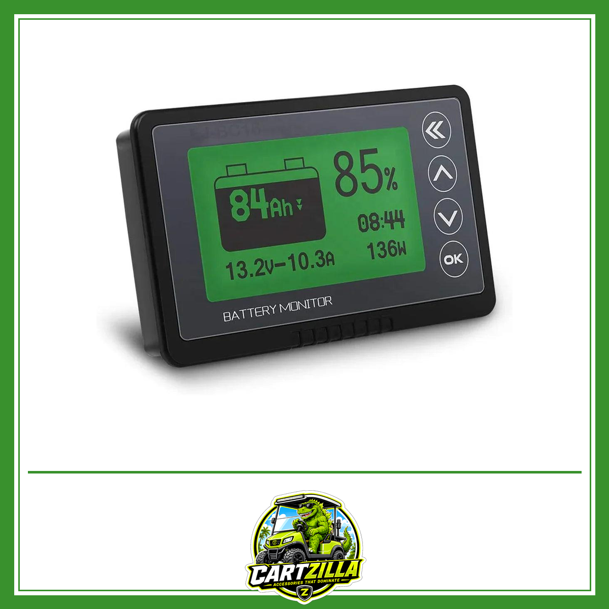 500A Smart Shunt Battery Monitor with LCD Display-Cartzilla LLC
