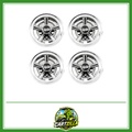 8" 5-Spoke Stainless Steel Golf Cart Wheel Covers – Fits EZGO, Club Car & Yamaha-Cartzilla LLC