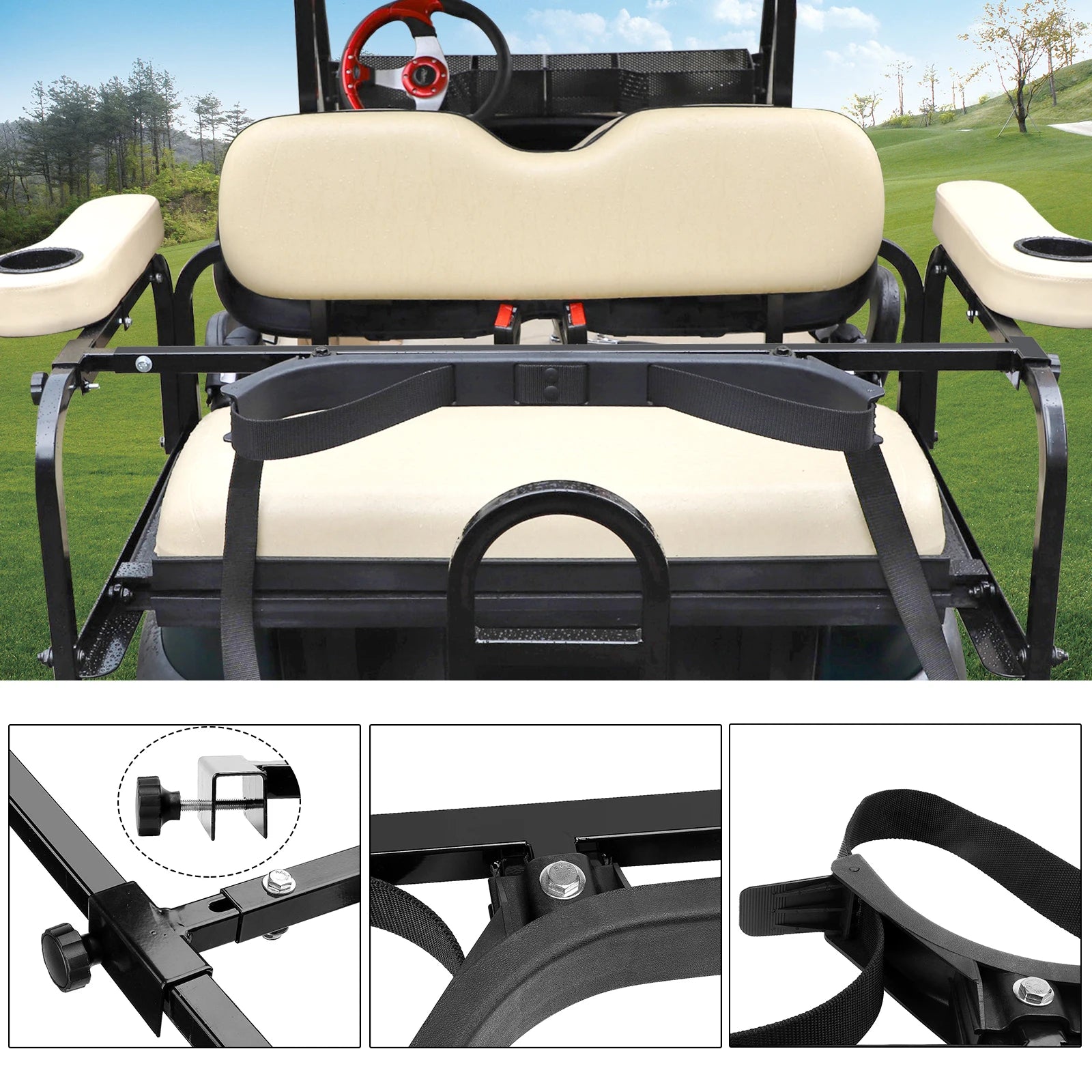 Bag Holder Bracket Attachment | EZGO-Cartzilla Golf Cart Parts &amp; Accessories