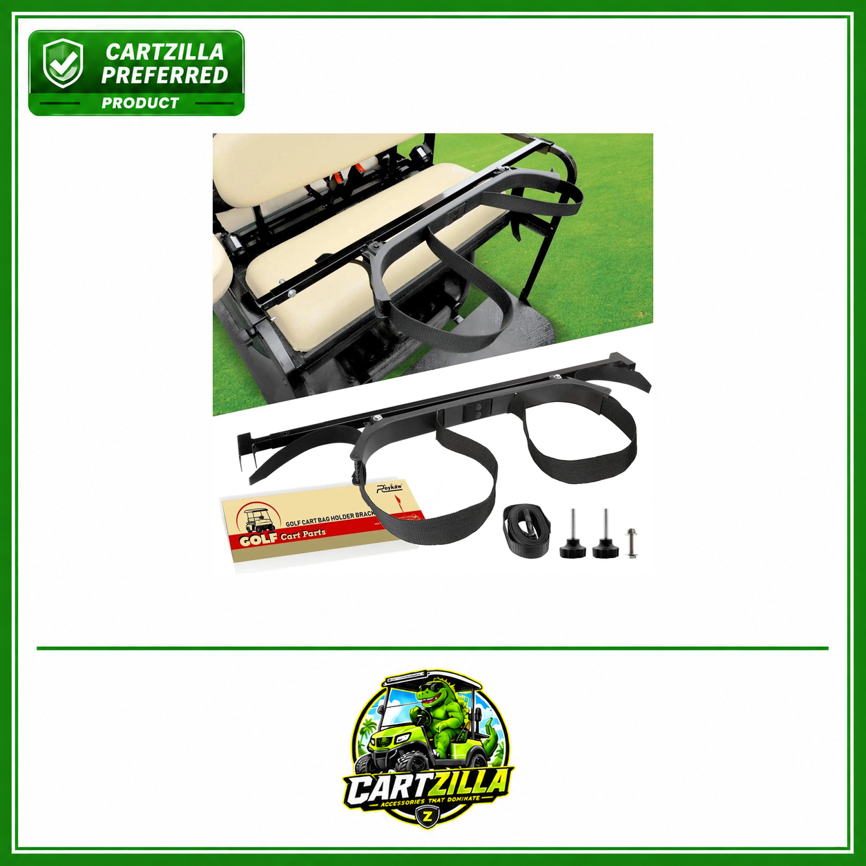 Bag Holder Bracket Attachment | EZGO-Cartzilla Golf Cart Parts &amp; Accessories