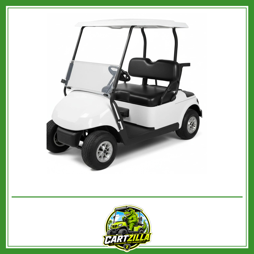 EZGO RXV Front Seat Cushion Assembly – PU Leather Bottom & Backrest Kit (2008 & Up)-Cartzilla LLC