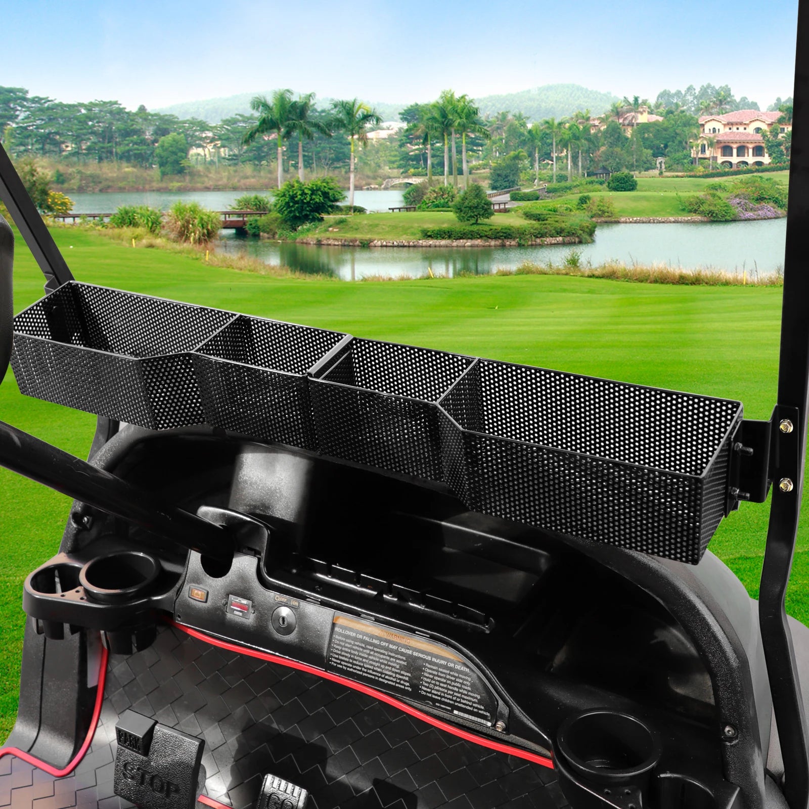 Front Inner Basket Dash Storage Tray Organizer Fit | Club Car-Cartzilla Golf Cart Parts &amp; Accessories