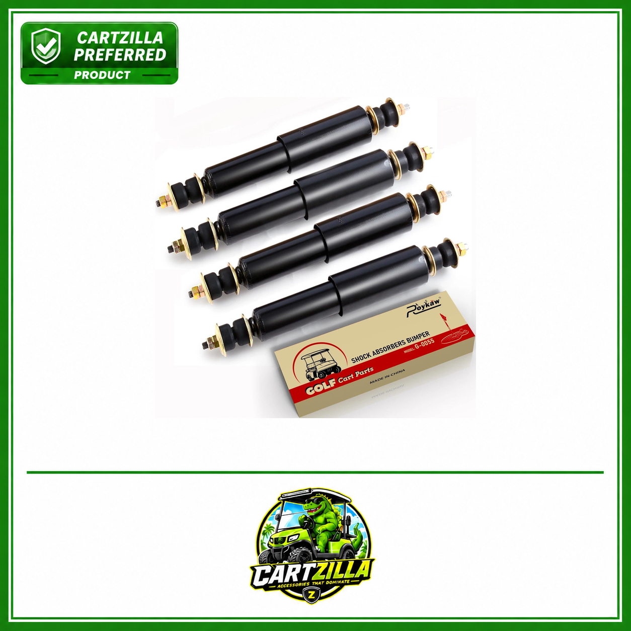 Front & Rear Shock Absorbers Kit | EZGO-Cartzilla Golf Cart Parts &amp; Accessories