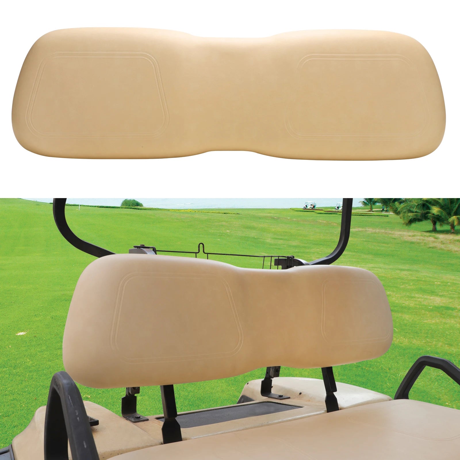 Front Seat Back Cushion Assembly Compatible | Club Car-Cartzilla Golf Cart Parts &amp; Accessories