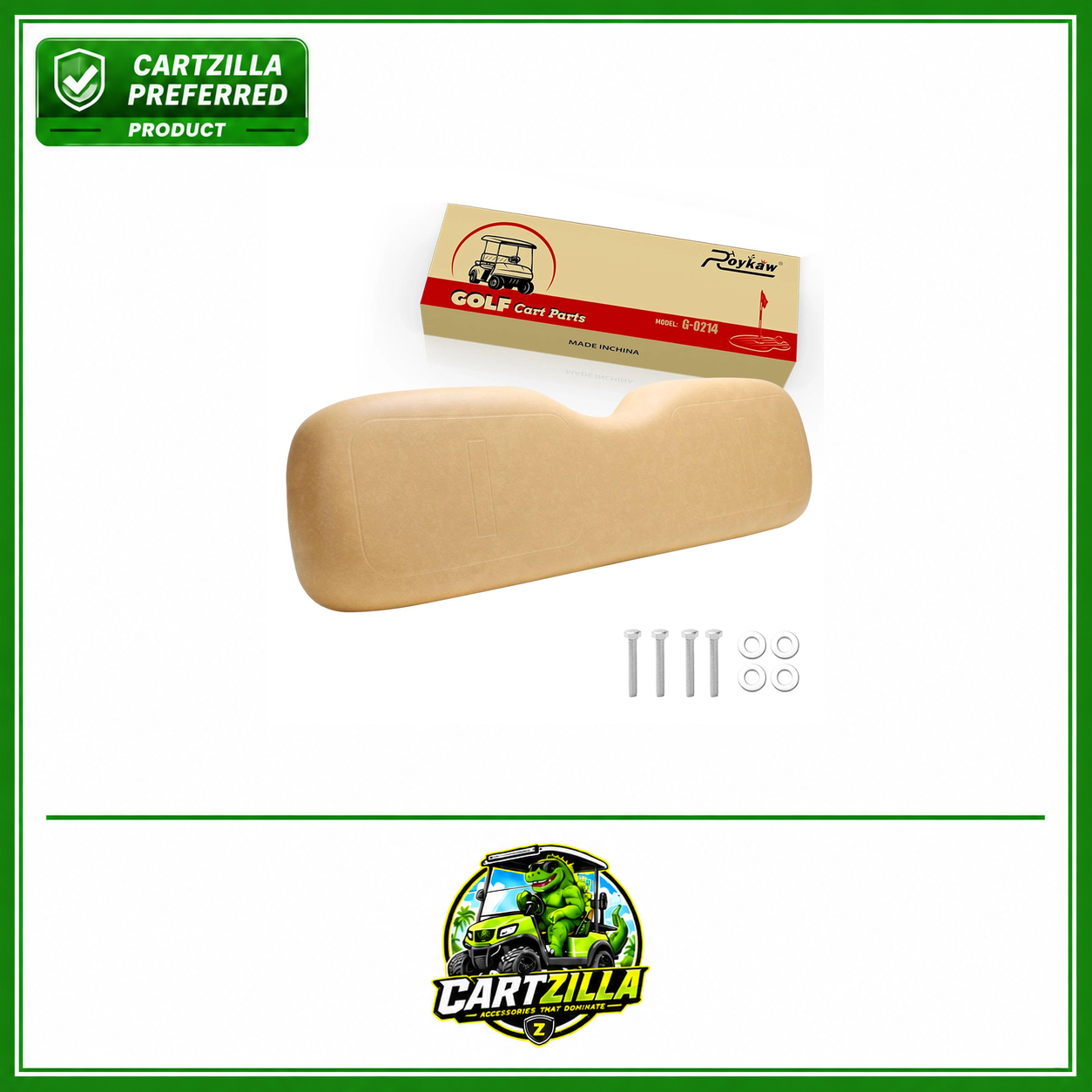 Front Seat Back Cushion Assembly | EZGO 1994-2013-Cartzilla Golf Cart Parts &amp; Accessories