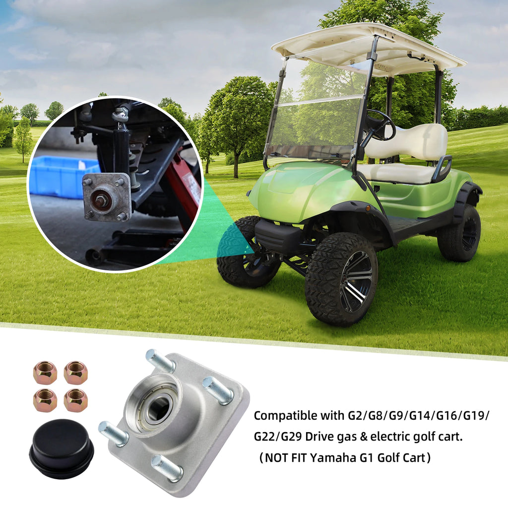 Front Wheel Hub Assembly w/ Bearing Fit | Yamaha G2/G8/G9/G14/G16/G19/G22/G29 Drive-Cartzilla Golf Cart Parts &amp; Accessories