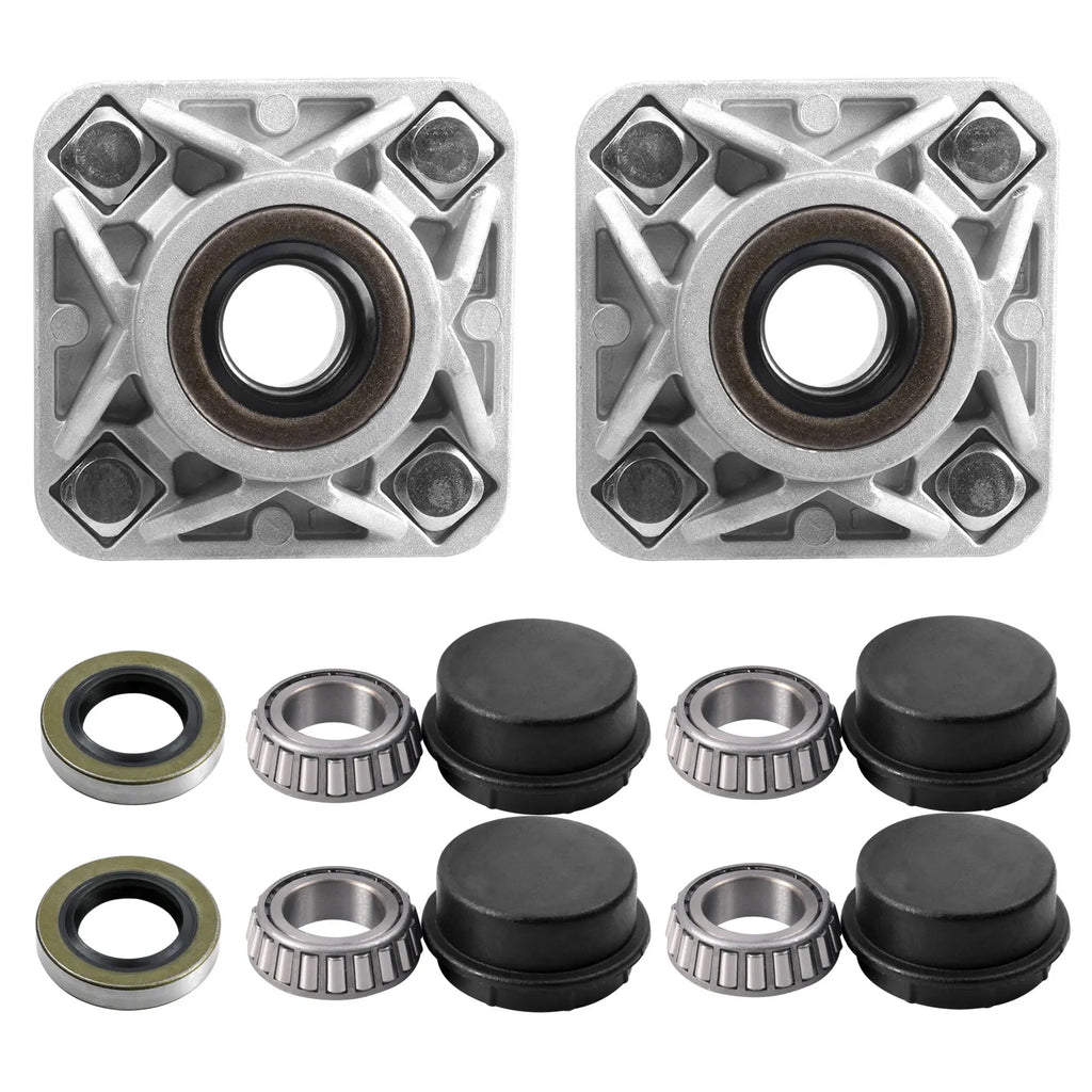 Front Wheel Hub Bearing Assembly w/Dust Caps/Oil Seals/Bearings | EZGO-Cartzilla Golf Cart Parts &amp; Accessories