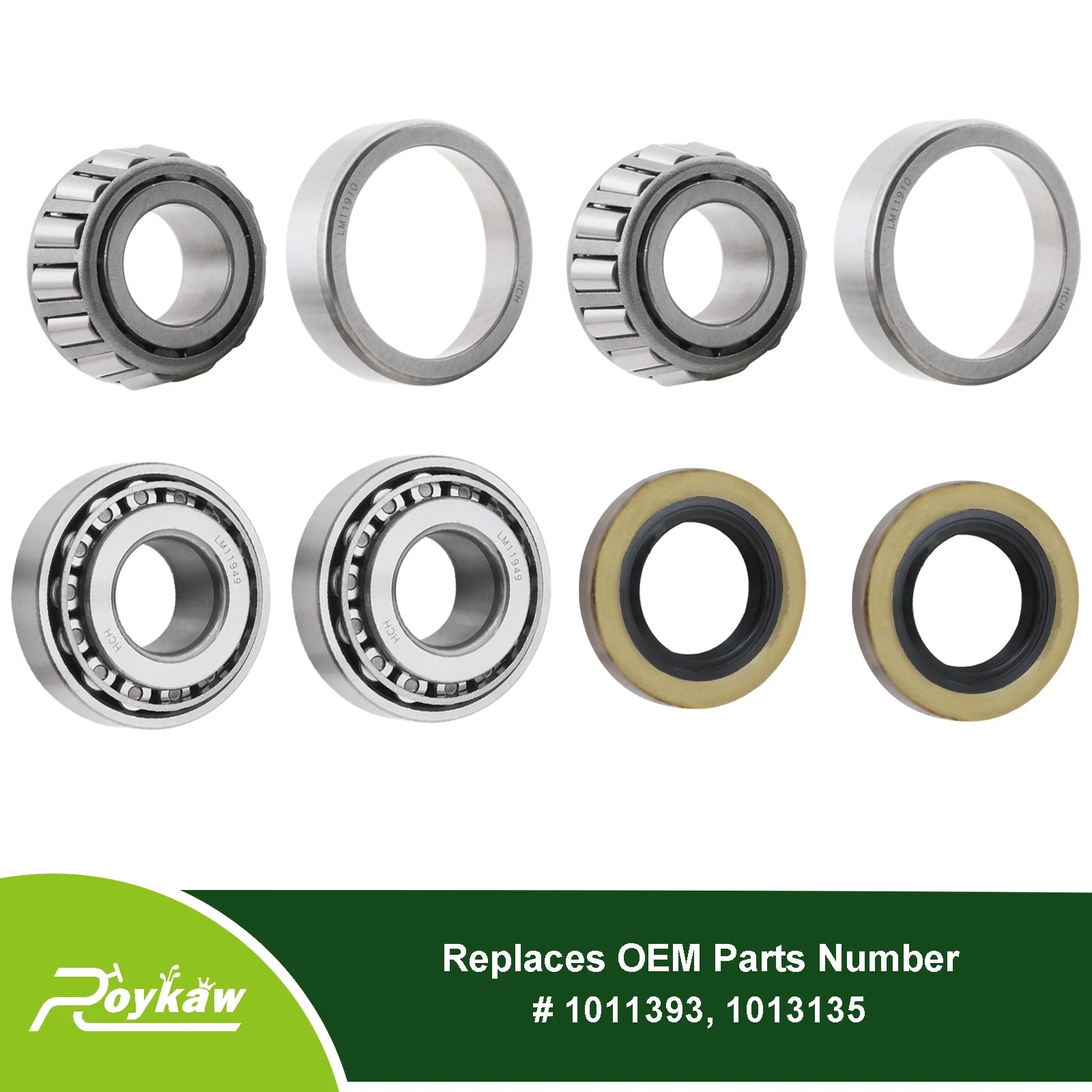 Front Wheel Hub Bearings & Oil Seals Kit | Club Car 1982-2002-Cartzilla Golf Cart Parts &amp; Accessories