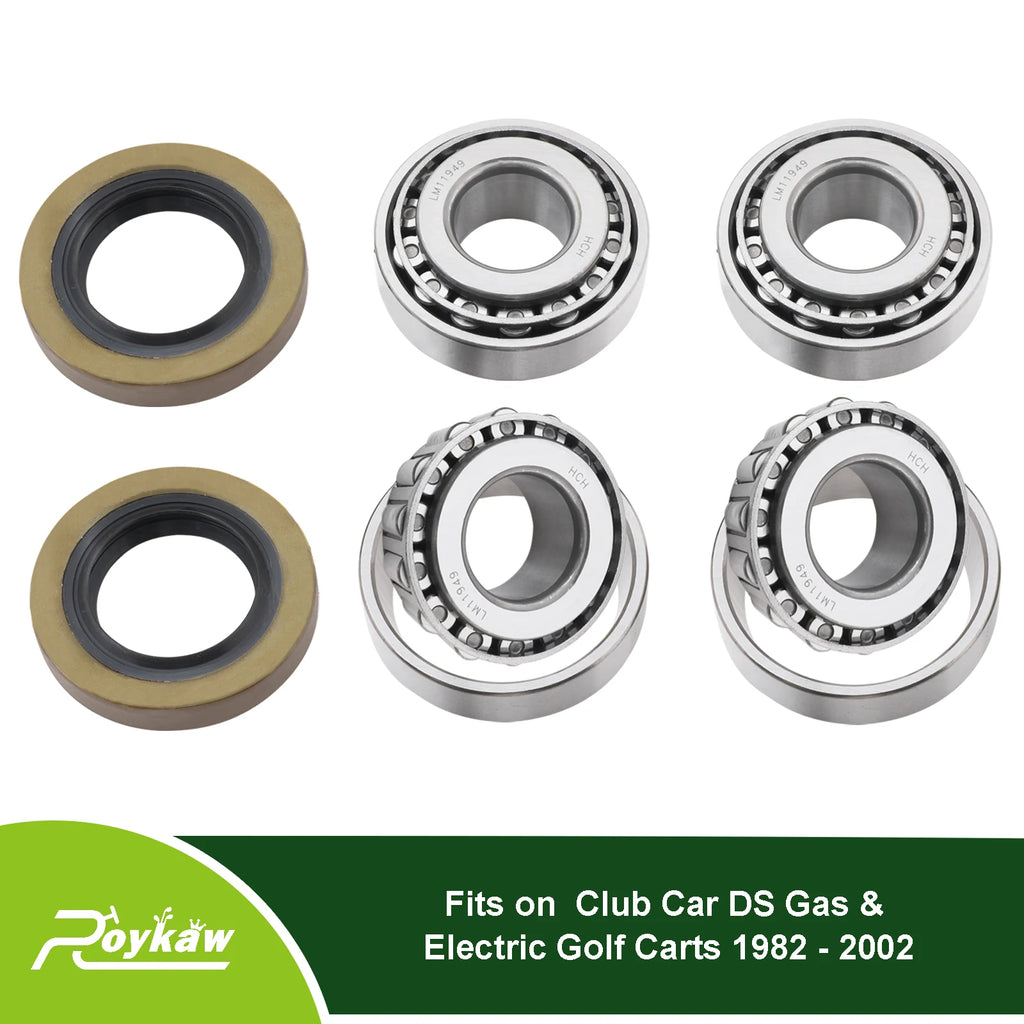 Front Wheel Hub Bearings & Oil Seals Kit | Club Car 1982-2002-Cartzilla Golf Cart Parts &amp; Accessories