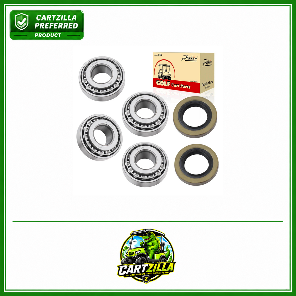 Front Wheel Hub Bearings & Oil Seals Kit | Club Car 1982-2002-Cartzilla Golf Cart Parts &amp; Accessories