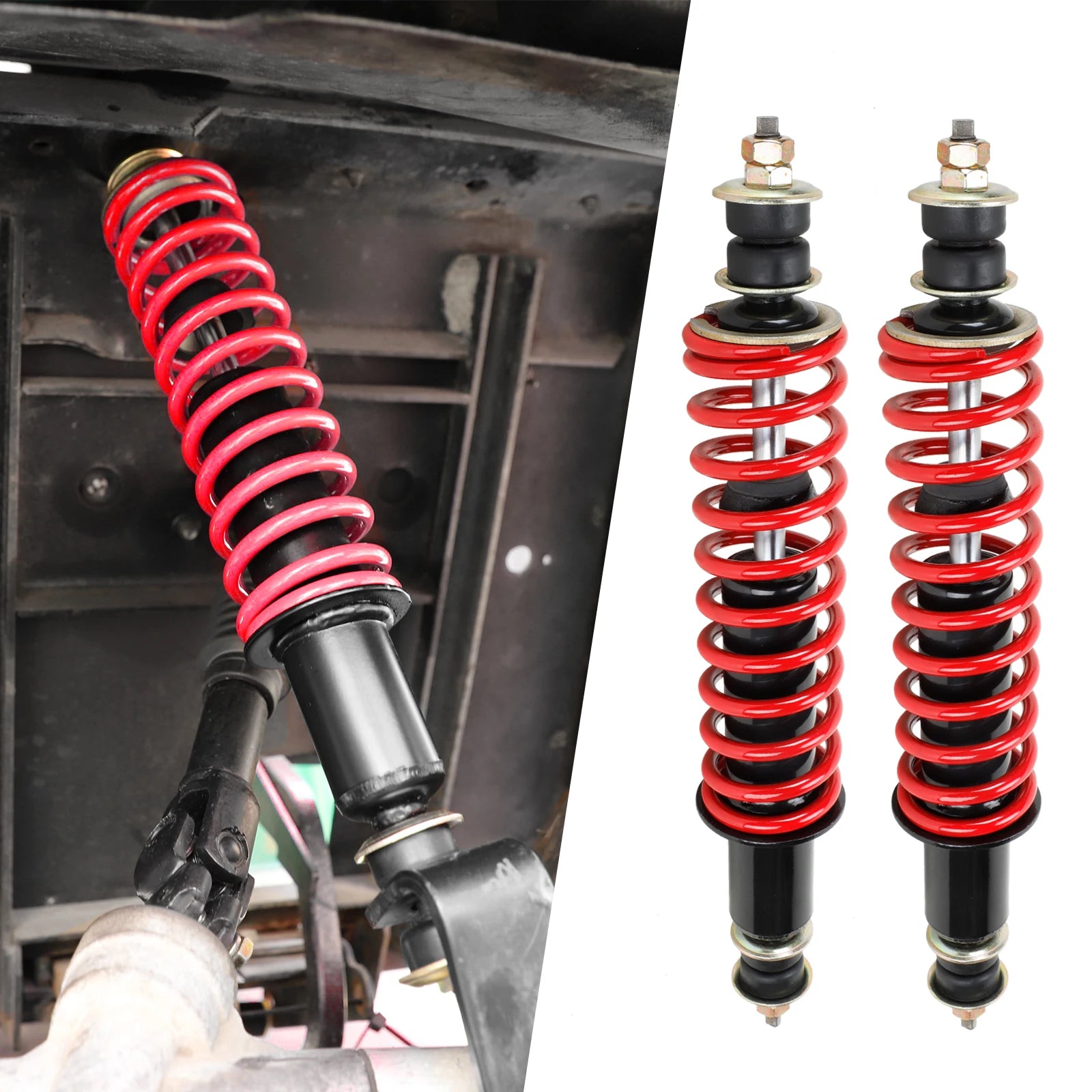 Front/Rear Shock Absorbers Kit Heavy Duty Coil Over Shocks | EZGO-Cartzilla Golf Cart Parts &amp; Accessories
