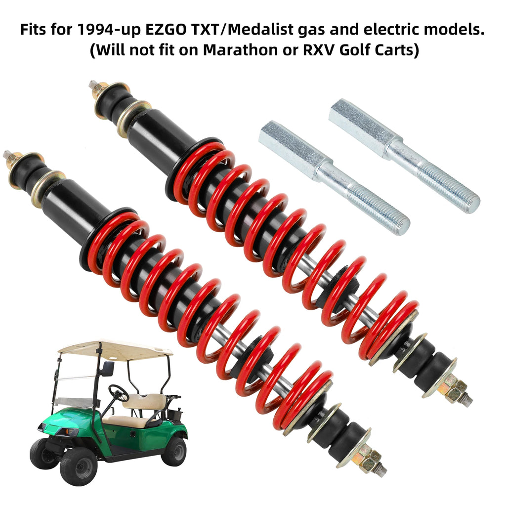 Front/Rear Shock Absorbers Kit Heavy Duty Coil Over Shocks | EZGO-Cartzilla Golf Cart Parts &amp; Accessories