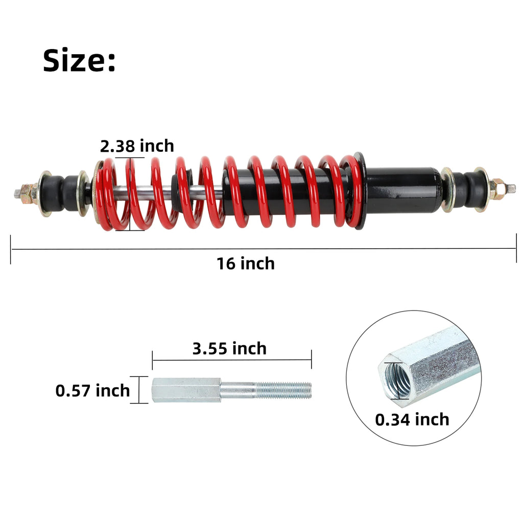 Front/Rear Shock Absorbers Kit Heavy Duty Coil Over Shocks | EZGO-Cartzilla Golf Cart Parts &amp; Accessories