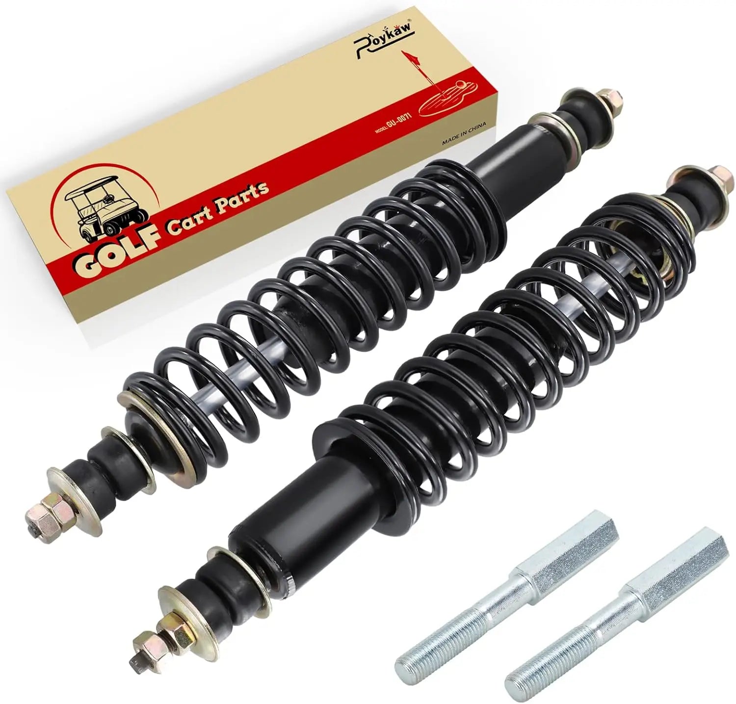 Front/Rear Shock Absorbers Kit Heavy Duty Coil Over Shocks | EZGO-Cartzilla Golf Cart Parts &amp; Accessories