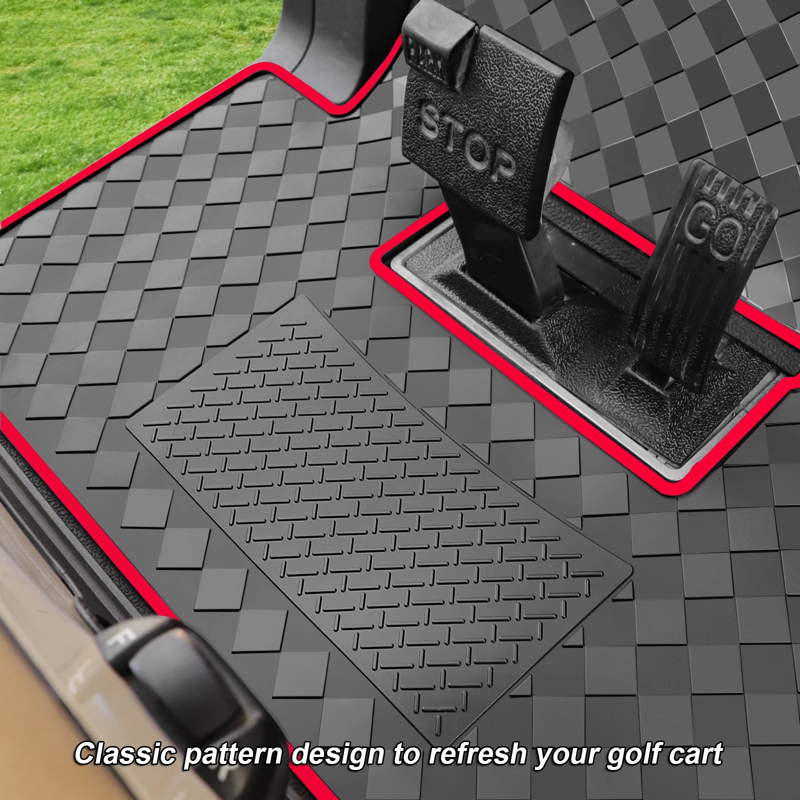 Full Coverage Floor Mat | Universal-Cartzilla Golf Cart Parts &amp; Accessories