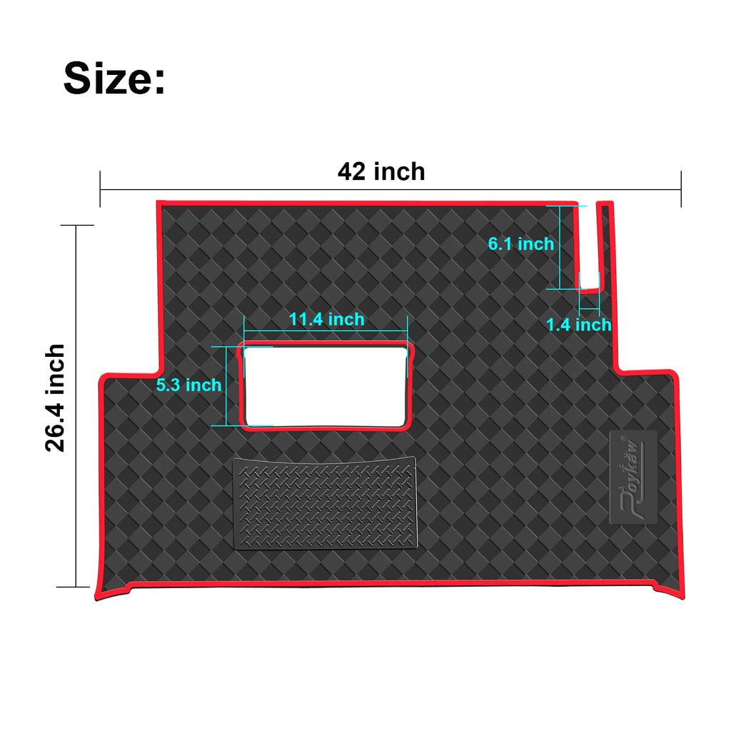 Full Coverage Floor Mat | Universal-Cartzilla Golf Cart Parts &amp; Accessories