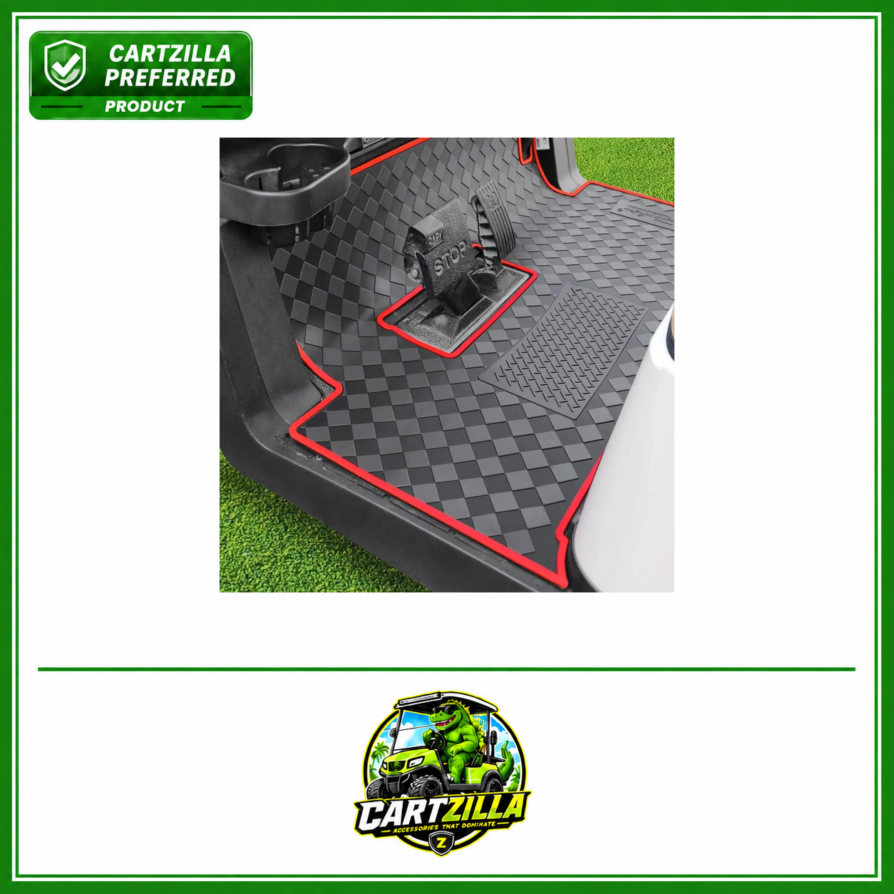 Full Coverage Floor Mat | Universal-Cartzilla Golf Cart Parts &amp; Accessories