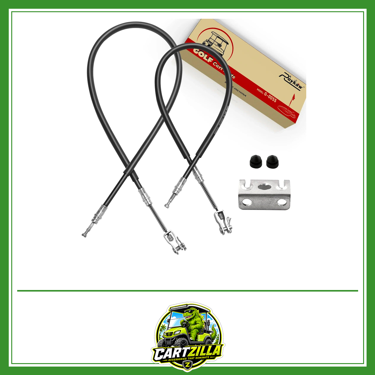 Golf Cart Brake Cable for EZGO TXT/Medalist 1994-up Driver & Passenger Side OEM# 70716-G03 70273-G03 70969-G03-Brake Cable-Cartzilla LLC