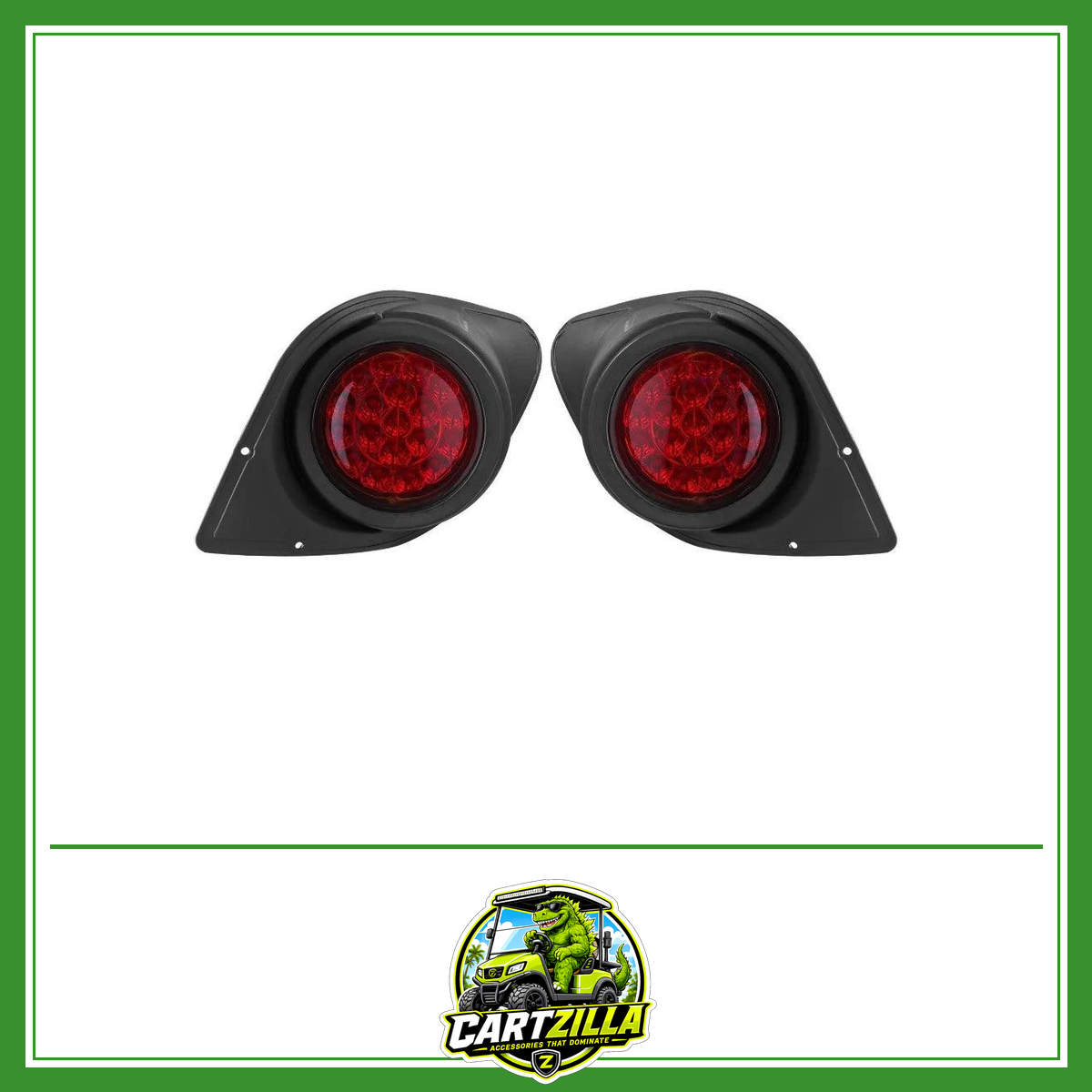 Golf Cart Light Kit 12 Volt Street Legal LED Headlight Taillight with Wiring Harness Turn Signals Hazard Light Switch Horn Brak-Golf Cart Light Kit-Cartzilla LLC