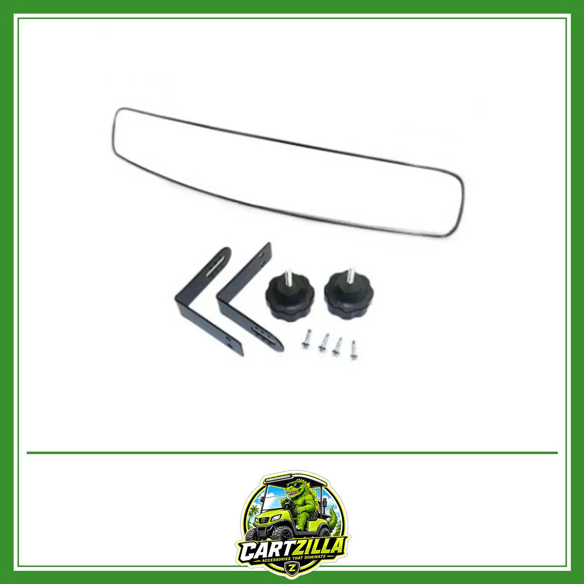 Golf Cart Mirror Universal Folding Rear View Mirror Side Mirrors Extra Wide Golf Cart Rear View Mirror Fits For Club Car-Golf Cart Mirrors-Cartzilla LLC