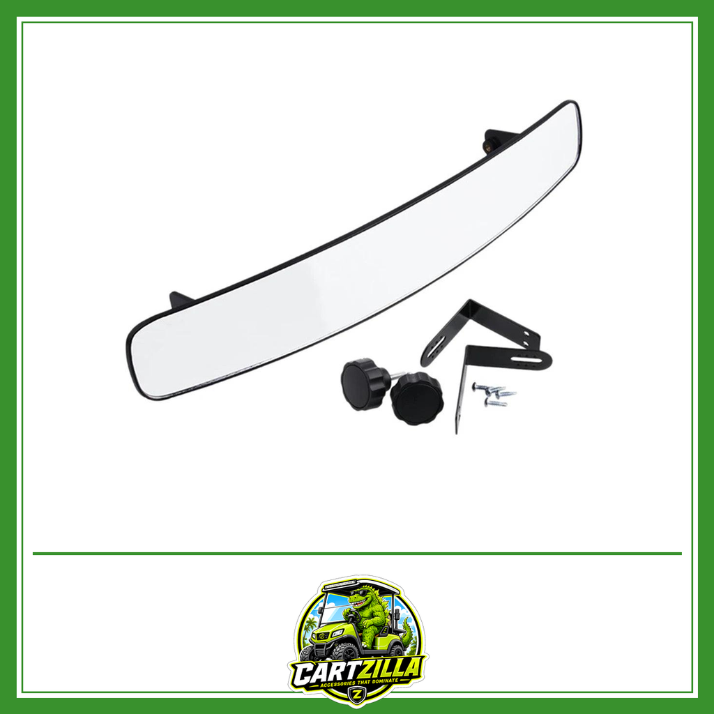 Golf Cart Mirror Universal Folding Side Mirrors Rear View Mirror Extra Wide Golf Cart Mirrors Fits For Club Car,Ezgo,for Yamahas-Cartzilla LLC