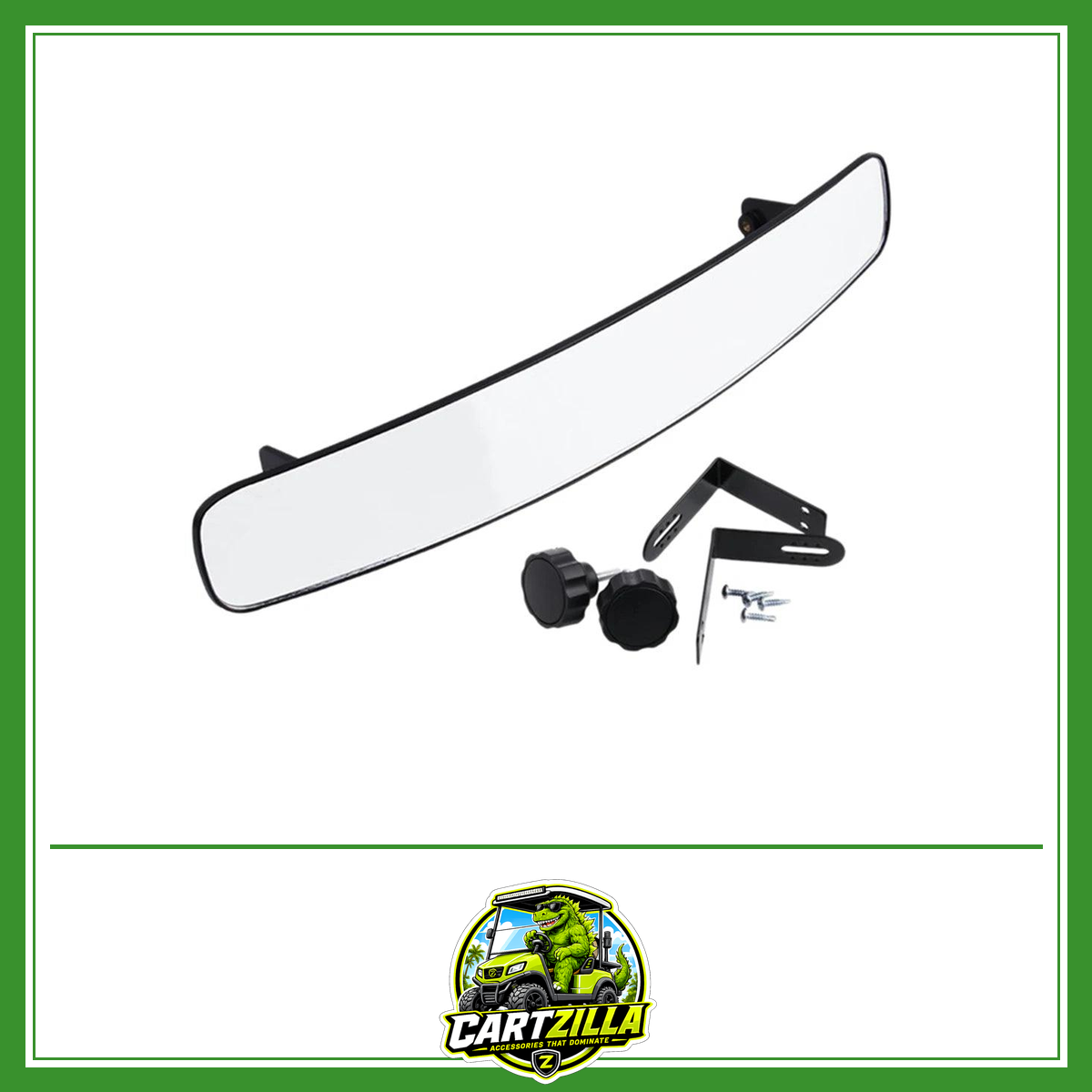 Golf Cart Mirror Universal Folding Side Mirrors Rear View Mirror Extra Wide Golf Cart Mirrors Fits For Club Car,Ezgo,for Yamahas-Cartzilla LLC