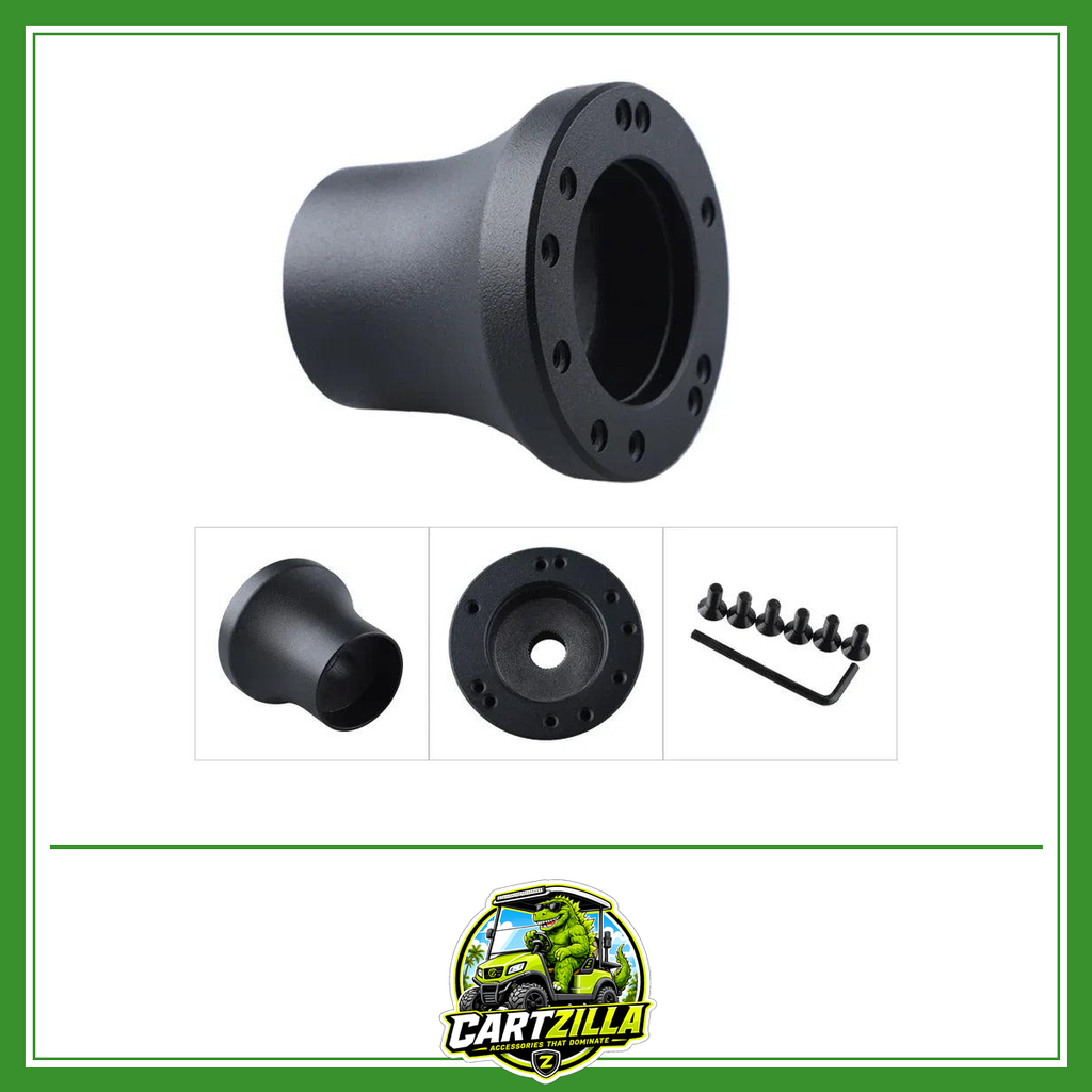 Golf Cart Steering Wheel Adapter 5/6 Holes for Club Car DS, Club Car Precedent Golf Cart Parts-Steering Wheel Adapter-Cartzilla LLC