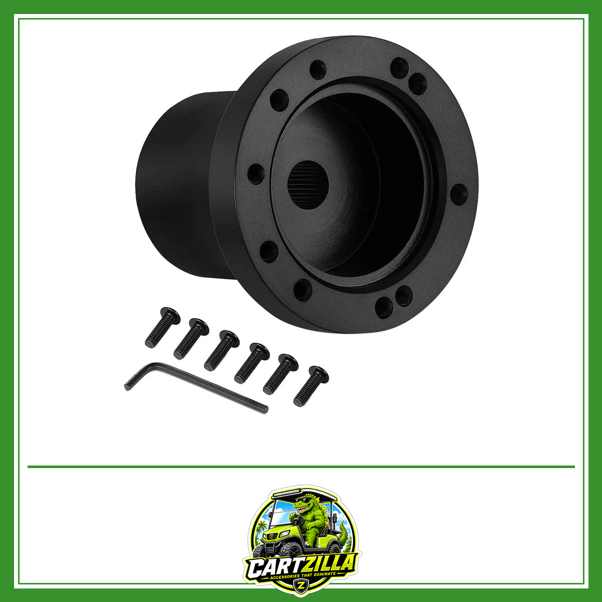 Golf Cart Steering Wheel Adapter for Club Car – Universal 5/6 Hole Fit-Steering Wheel Adapter-Cartzilla LLC